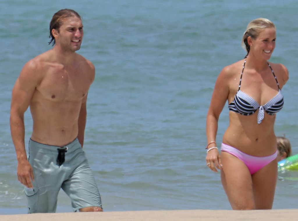 Newlyweds Bethany Hamilton And Adam Dirks Frolic In The Ocean